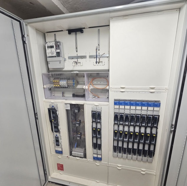 Verteilerschrank offen